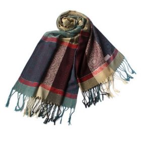 Blancho Bedding -Pa-a13-2 Fantasy Stars & Flowers Fashion Revitalized Style Luxurious Silky Soft Pashmina/Shawl/Scarf