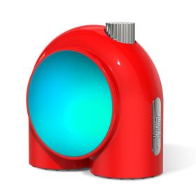 Decorative Mood Lamp with Programmable RGB LED Light Effects; Neon Light Atmosphere Bedside Lamp; Music Control (Ships From: China, Color: Red)
